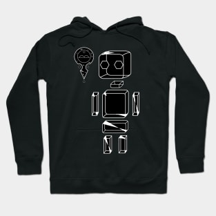 Black Geometric Buddy Hoodie